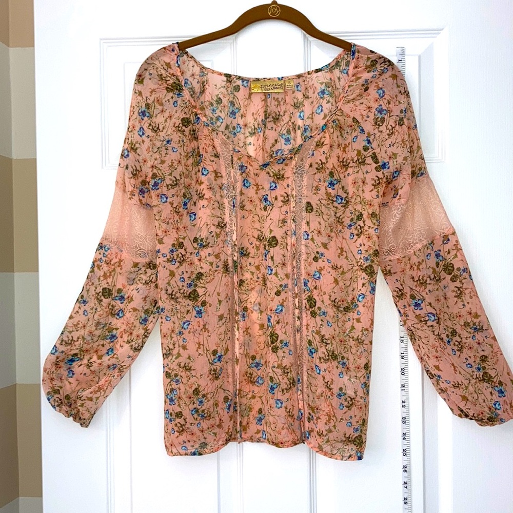 Floral Sheer Blouse